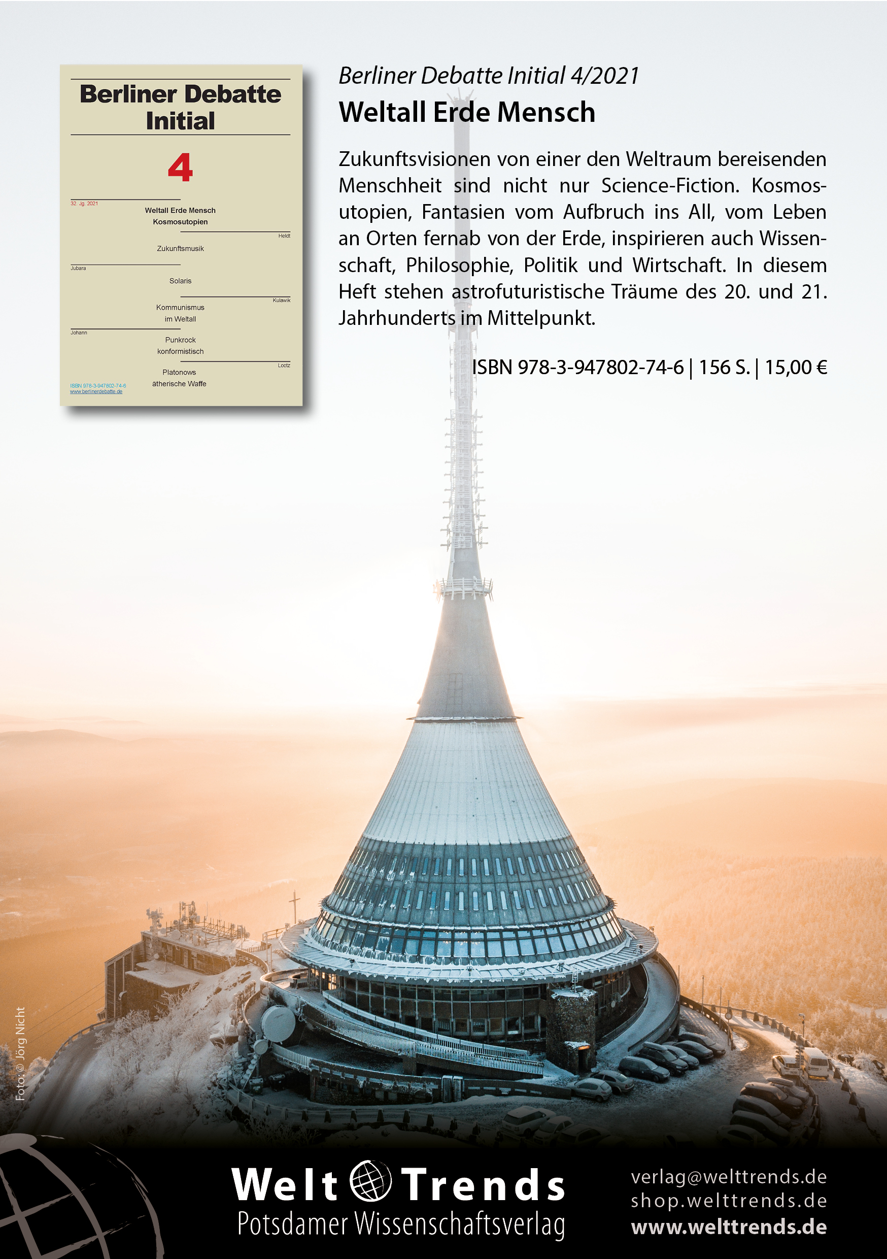 Coverbild von Weltall Erde Mensch