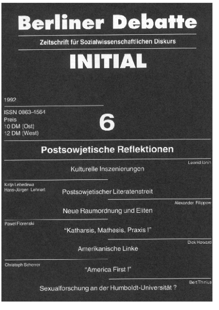 Coverbild von  Postsowjetische Reflektionen