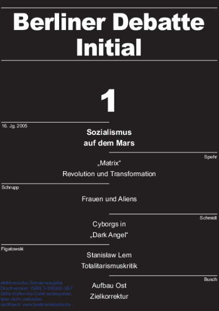 Cover von Sozialismus auf dem Mars