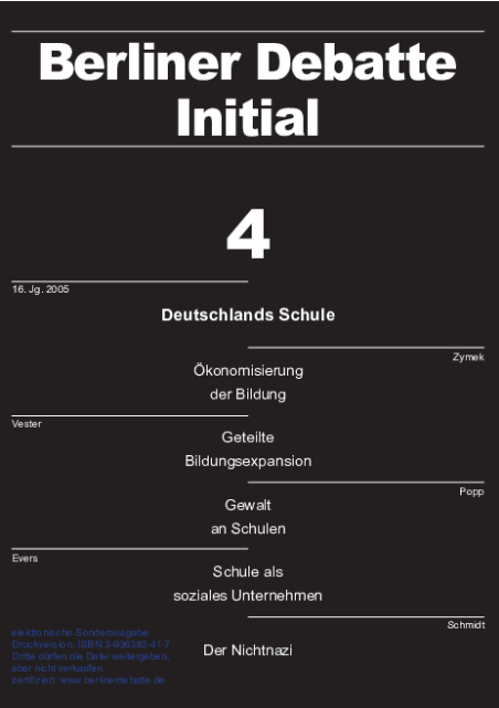 Cover von Deutschlands Schule